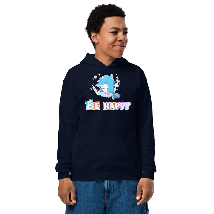 BE Happy Youth Heavy Blend Hoodie