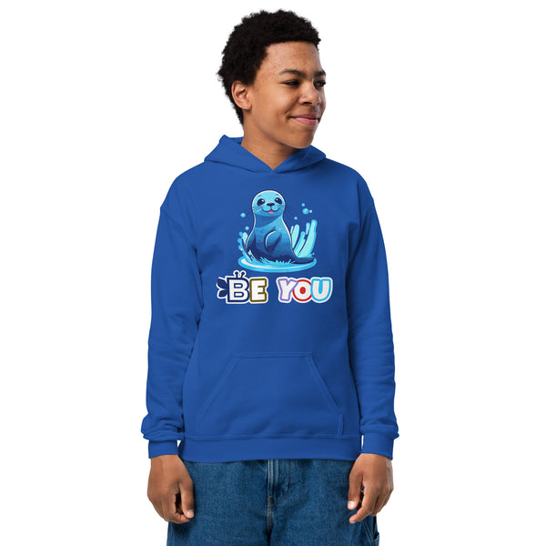 BE You Youth Heavy Blend Hoodie