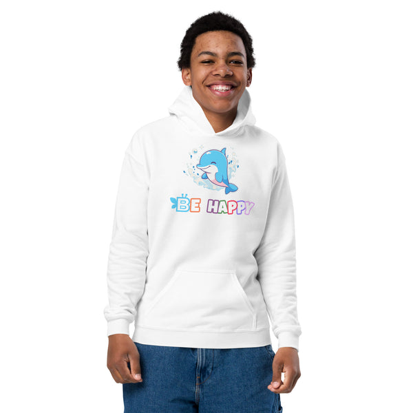 BE Happy Youth Heavy Blend Hoodie