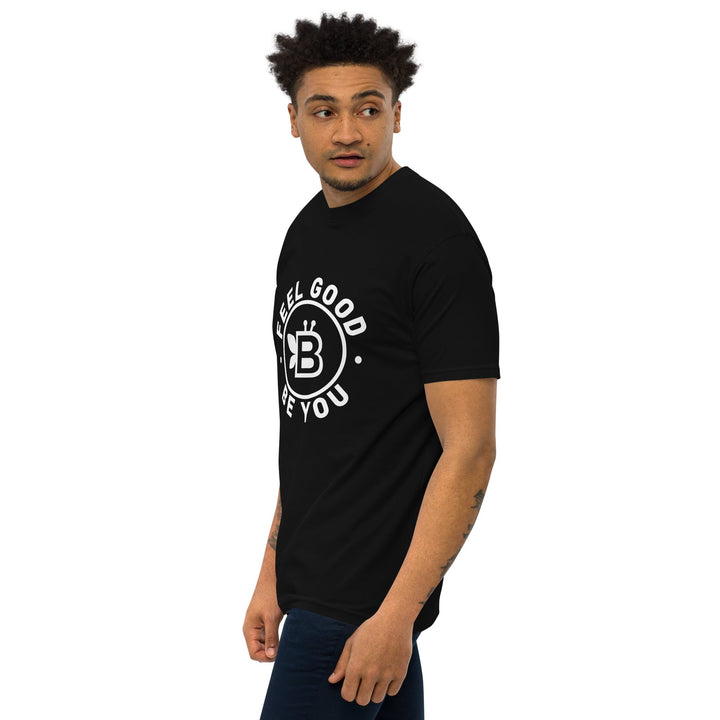 Men’s 'Feel Good. Be You.' Premium Heavyweight Tee - BE Company LLC